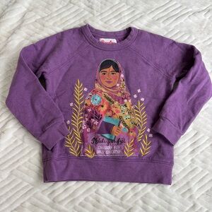Piccolina Trailblazers Malala Yousafzai Crewneck Sweatshirt - 5 years